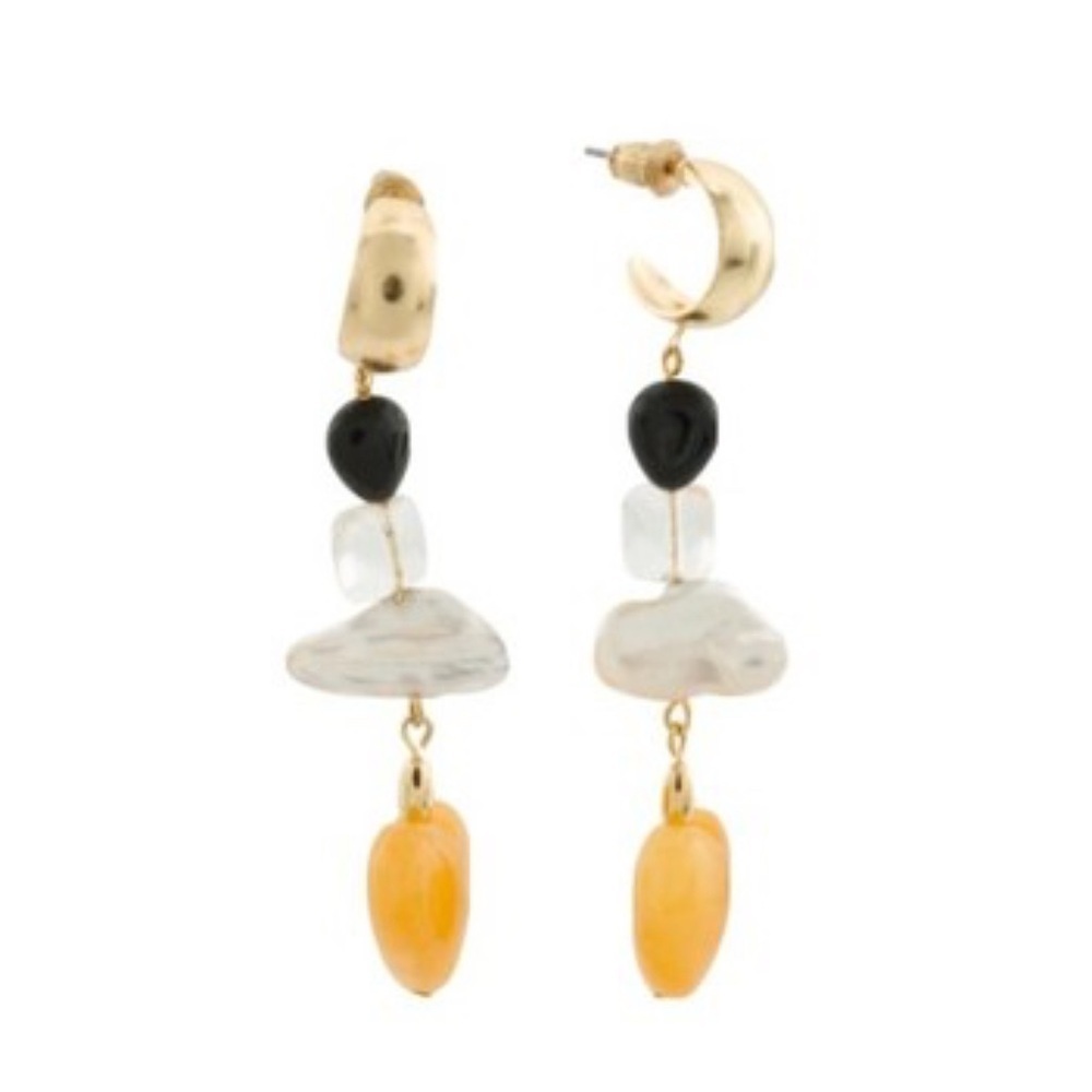 Serefina Anthropologie 14k Gold Plated earrings